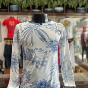 BATA ML FLORAL AZUL